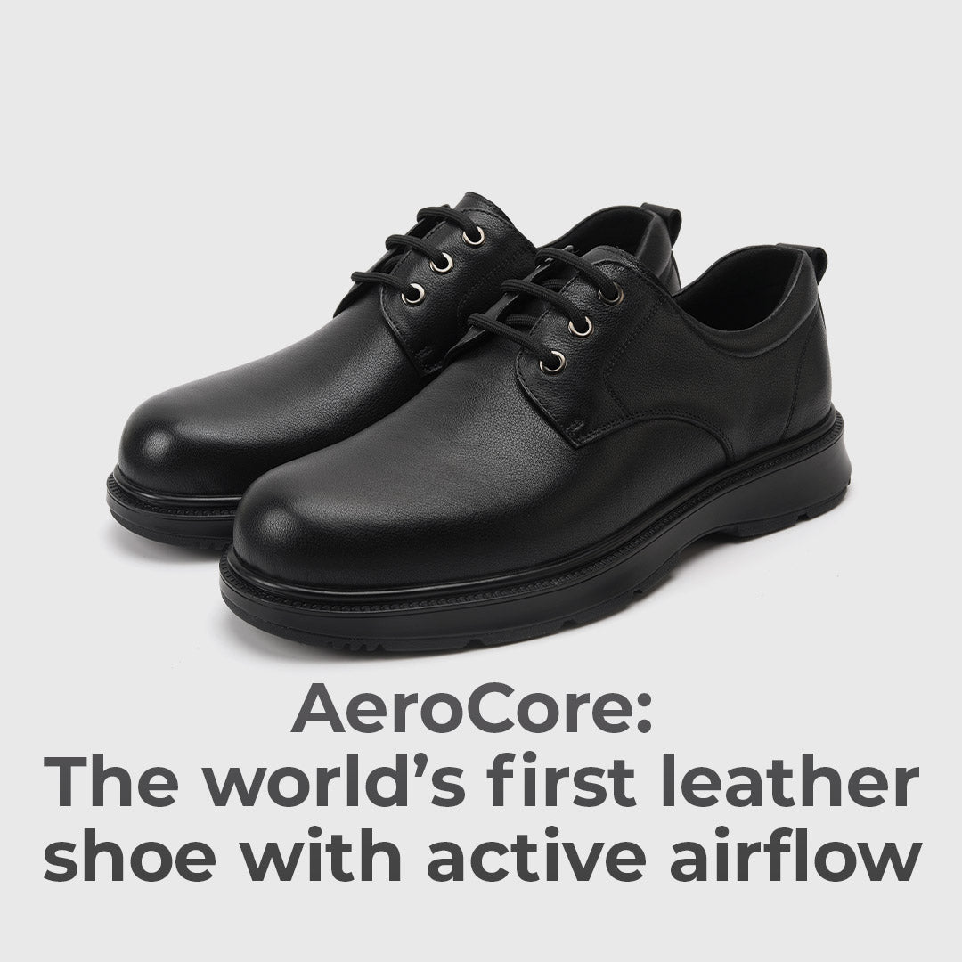 Leather Shoes With Active Airflow