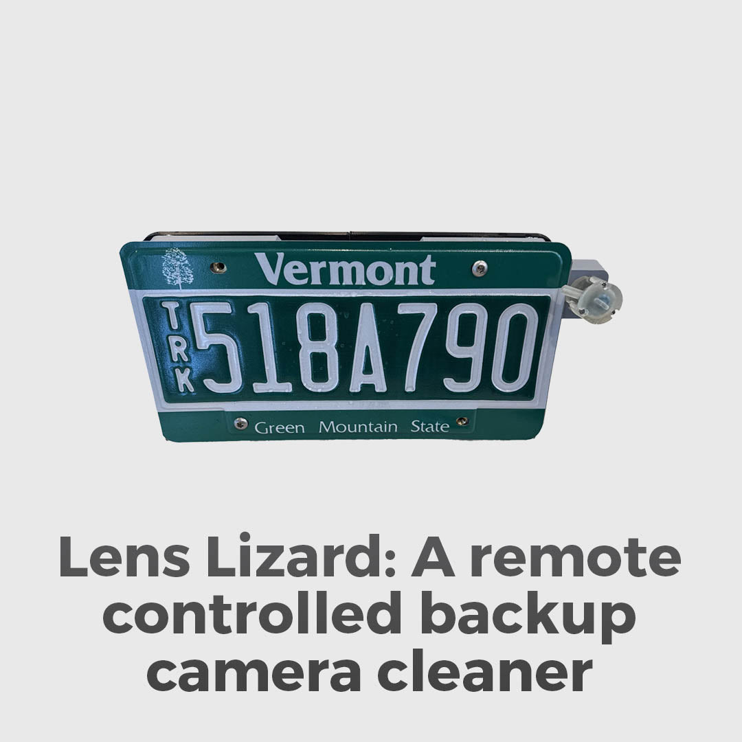 One-Button Backup Camera Cleaner