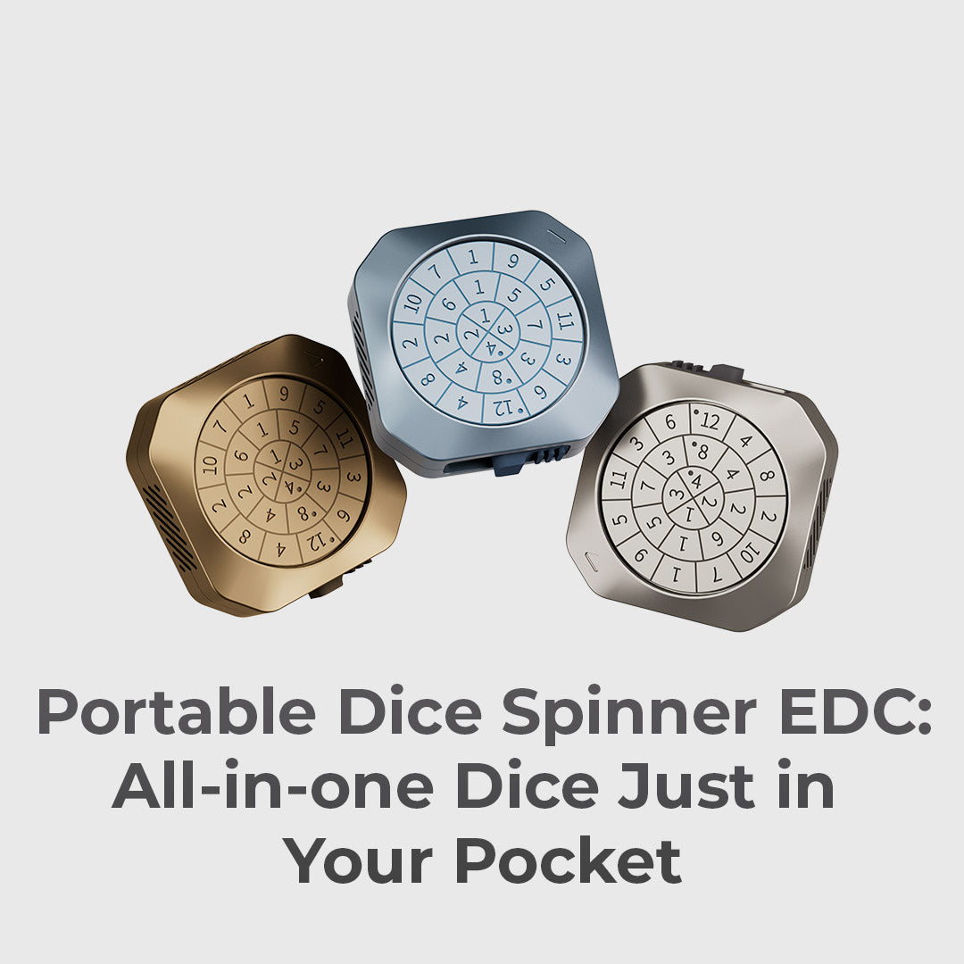 Metal EDC Dice Spinner For Every Game