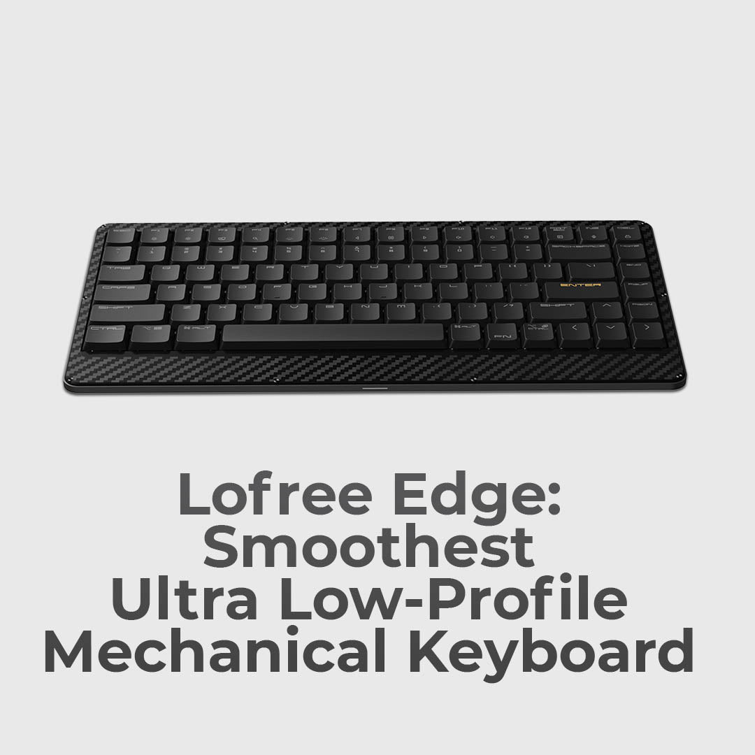 Ultralight Carbon Fiber Keyboard With Low Switches
