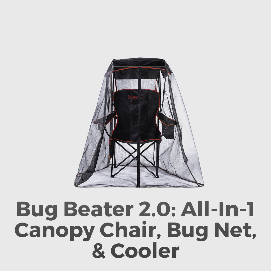 All-In-One Canopy Chair, Bug Net, &amp; Beverage Cooler