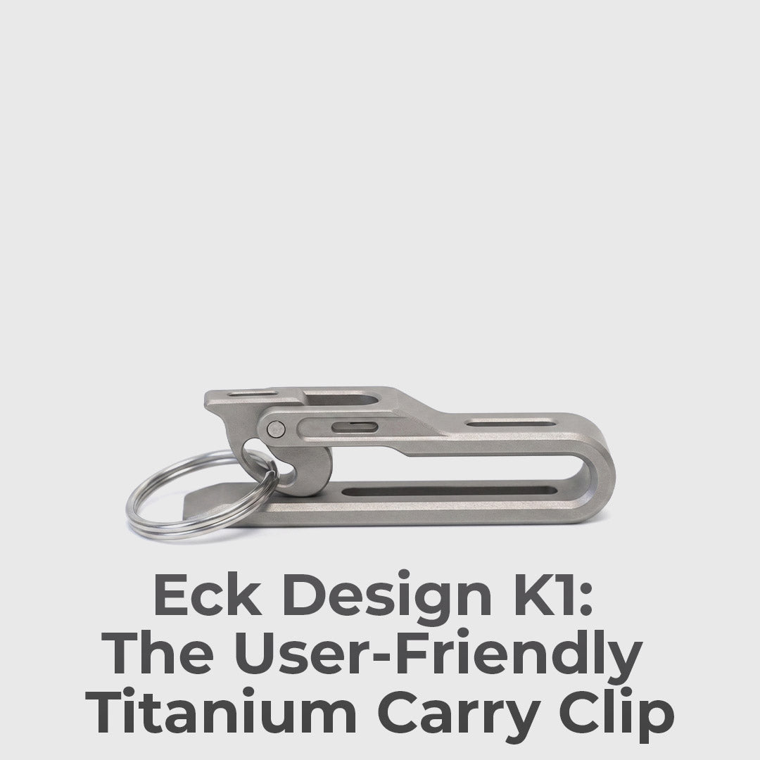 Titanium Clip With Gravity Cam Lock