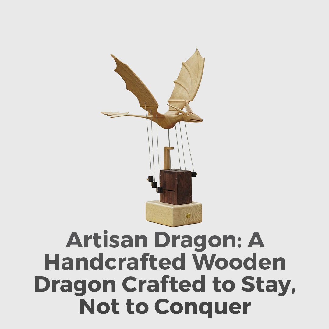 A Handcrafted Kinetic Dragon For Everyday Calm π