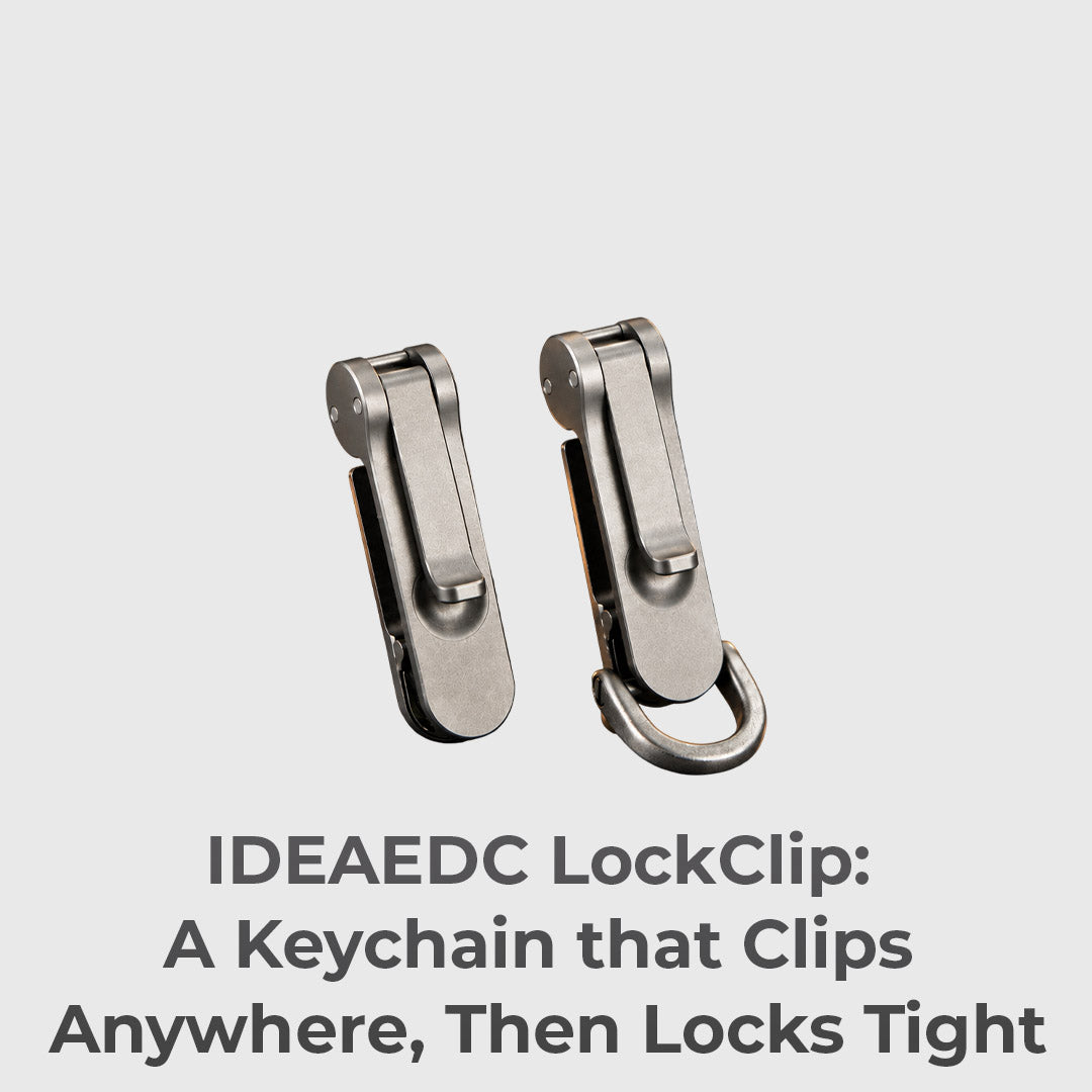 Titanium Locking Keychain Clip