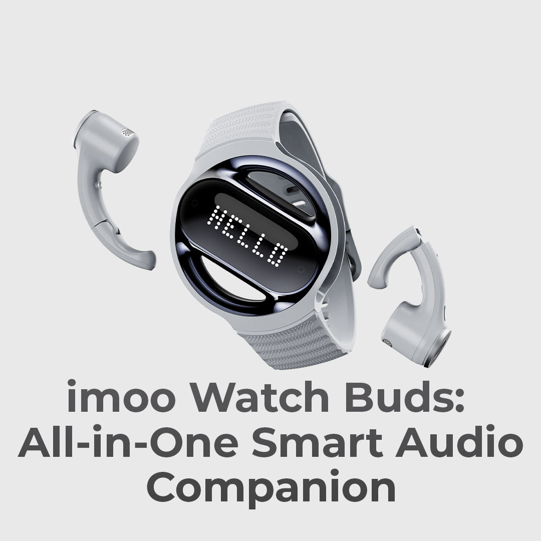 2-in-1 Watch With Open-Ear Earbuds