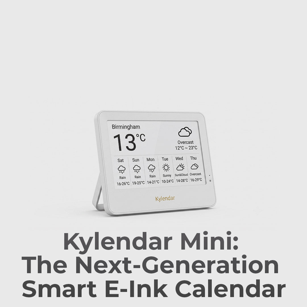 Smart E-Ink Calendar Display