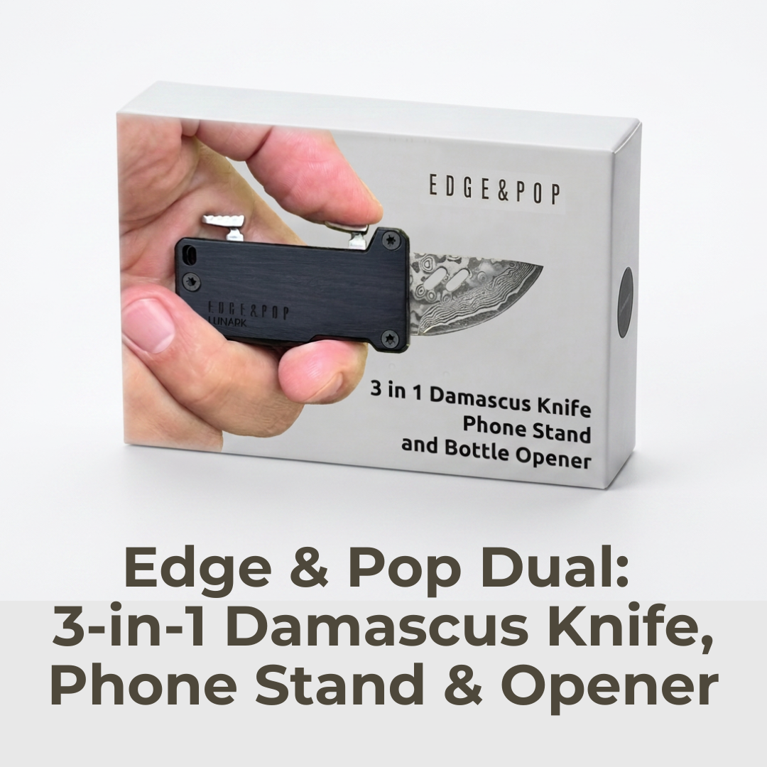 3-In-1 Damascus Pocket Tool