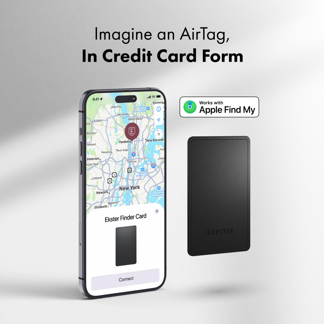 Ultra-Slim Tracking Card Using Apple's Find My Network