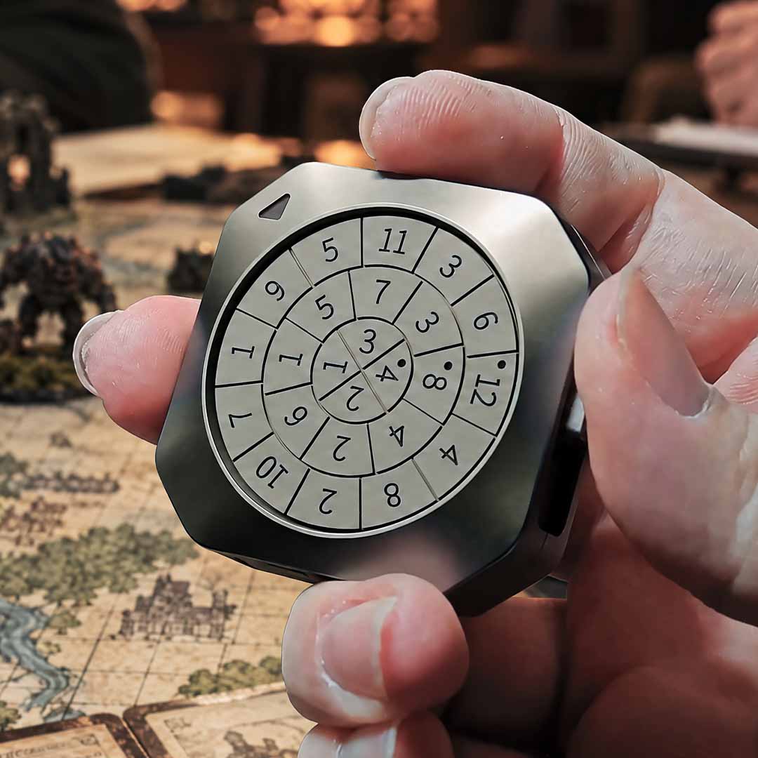 Metal EDC Dice Spinner For Every Game