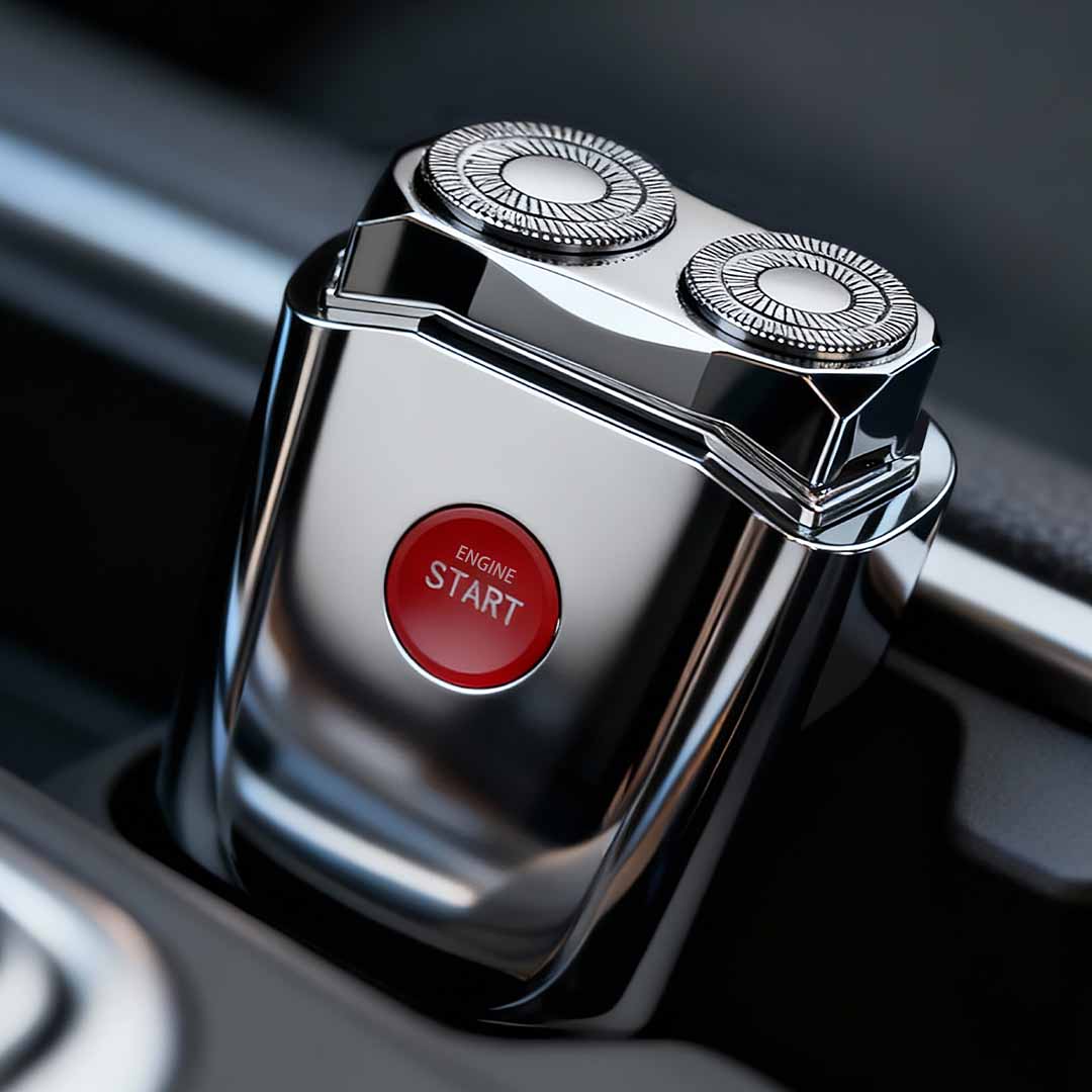 2-in-1 Magnetic Shaver + Nose Trimmer