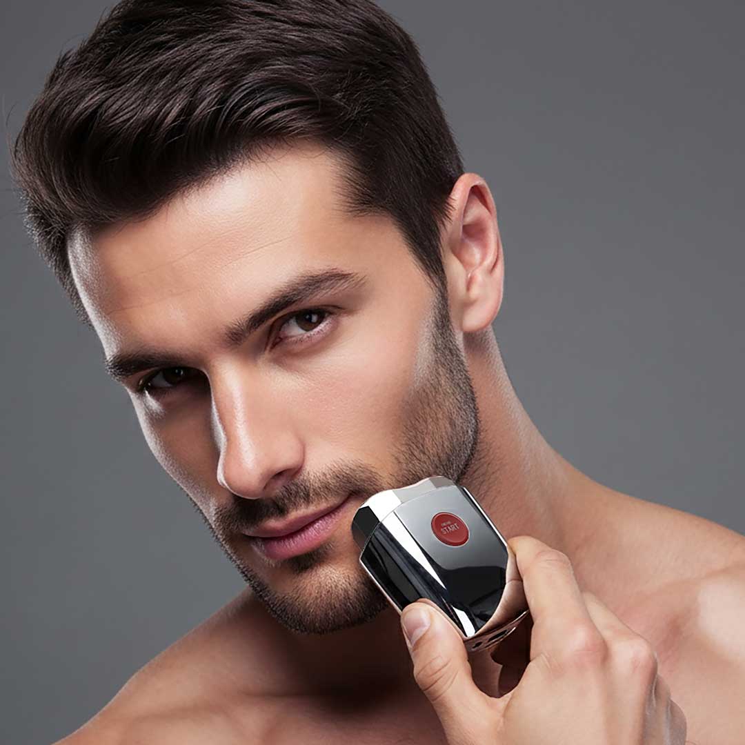 2-in-1 Magnetic Shaver + Nose Trimmer