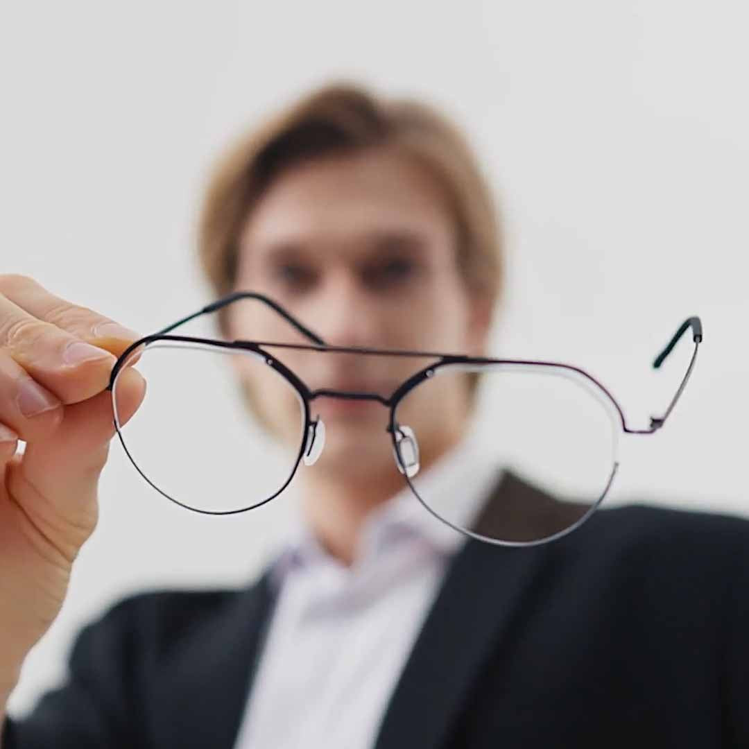 180° Flex Titanium, Feather-Light Glasses