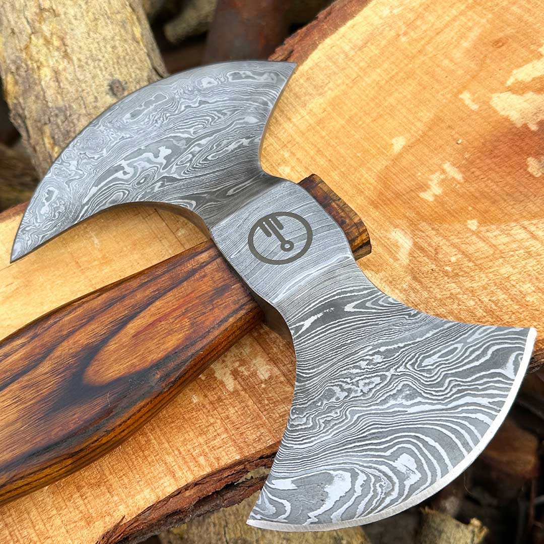 Handmade Damascus Outdoor Tool