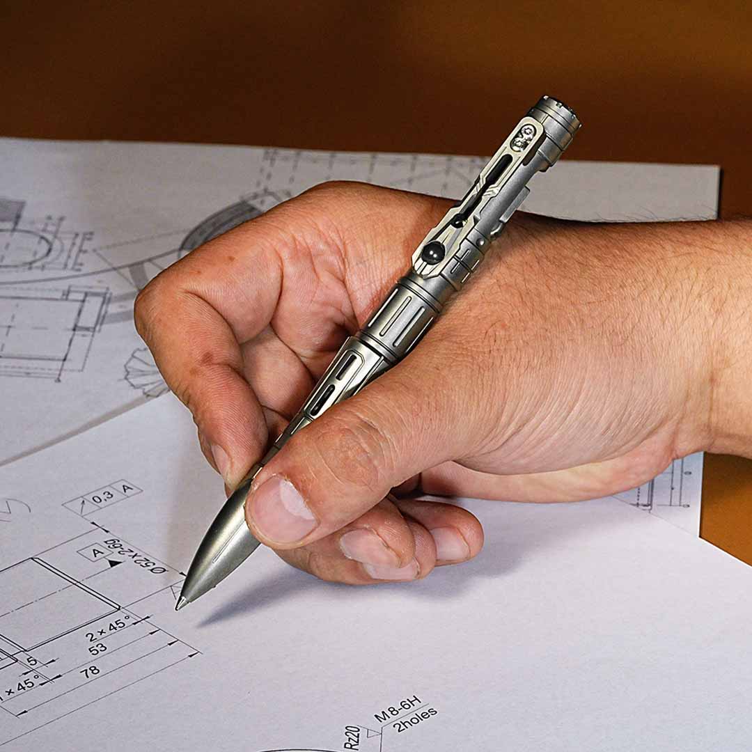 Bi-Directional Titanium Emergency Pen