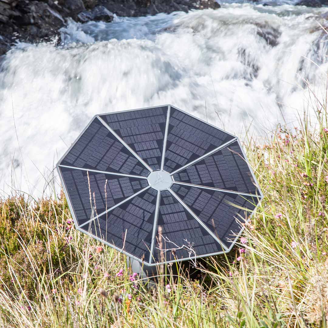 Portable Solar Power, No Cable Chaos