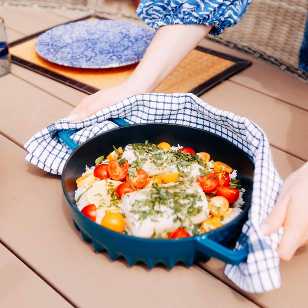 Rocket-Inspired Cast Iron Braiser