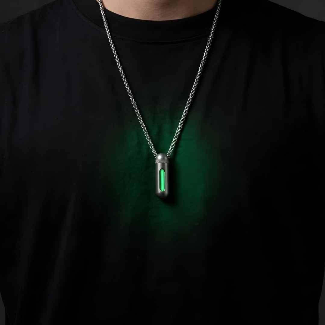 Gr5 Titanium Capsule With 25-Year Glow