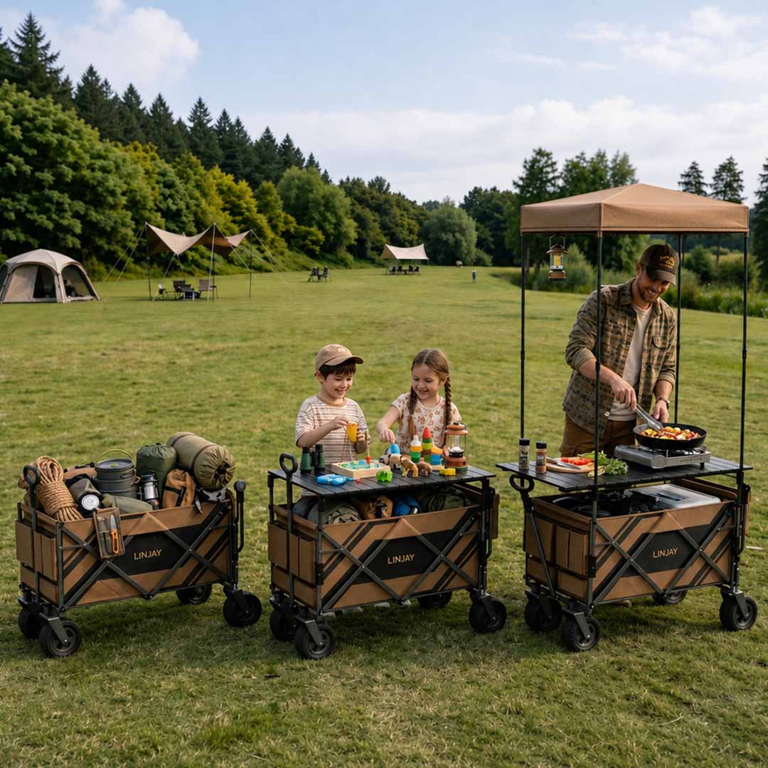 Adjustable Outdoor Setup Wagon