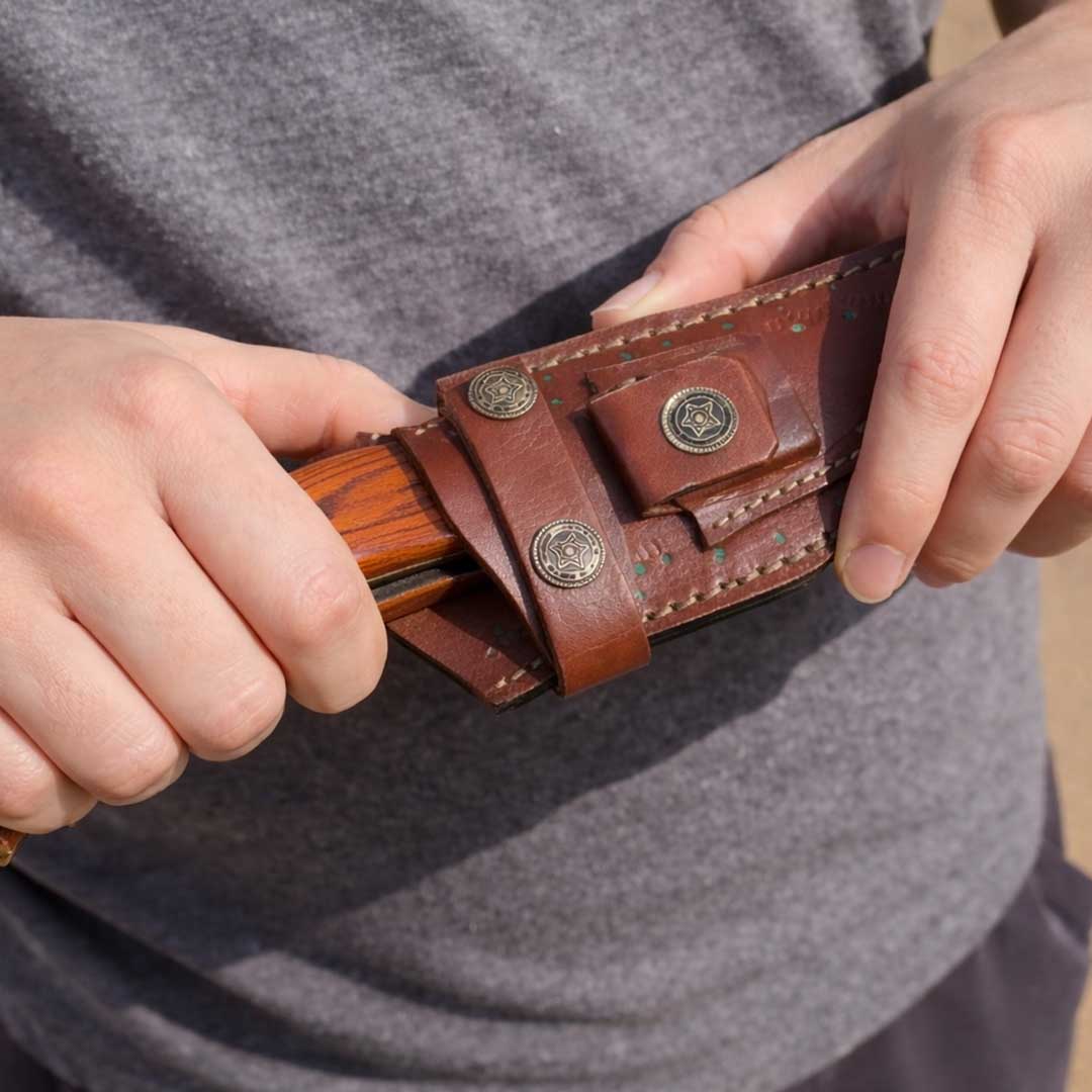 Hand-Forged 300-Layer Tanto Set