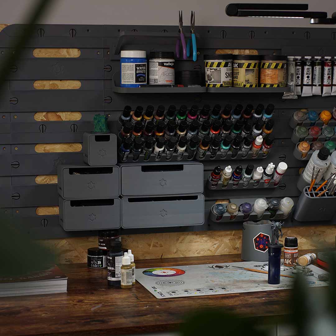 3D-Printable Modular Wall Organizer