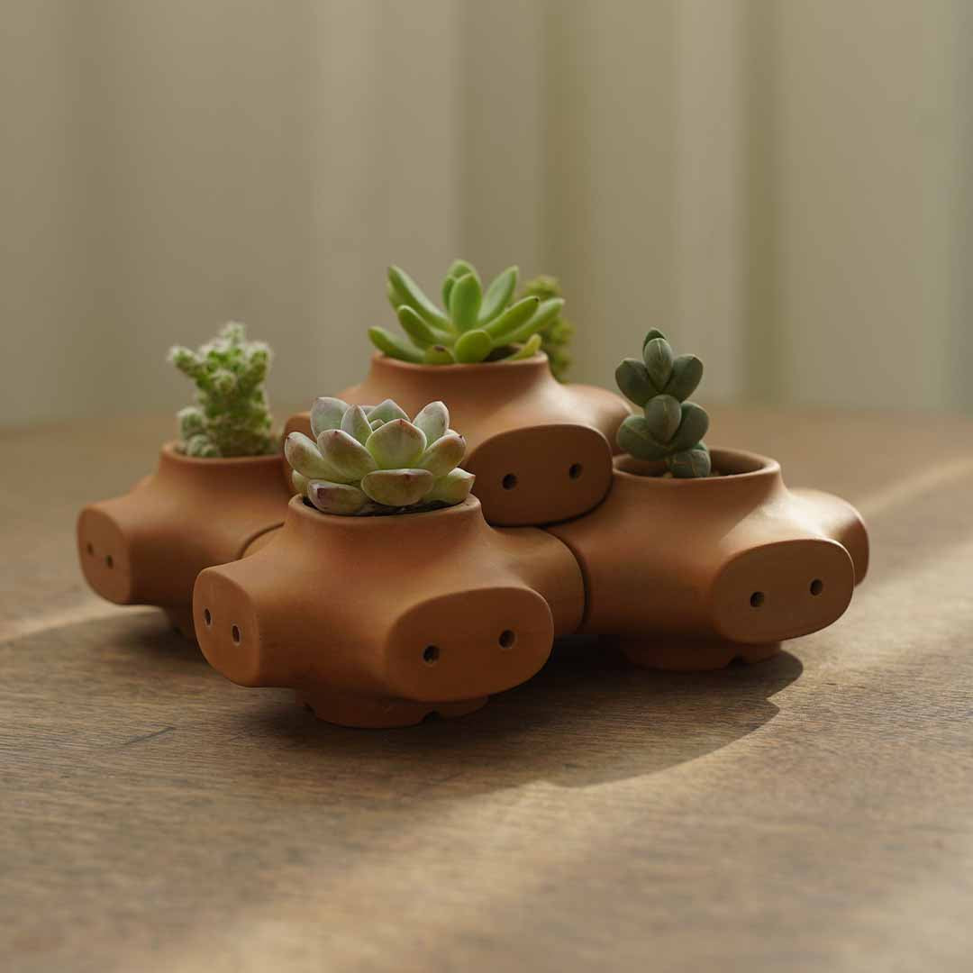Modular Terracotta Planter System