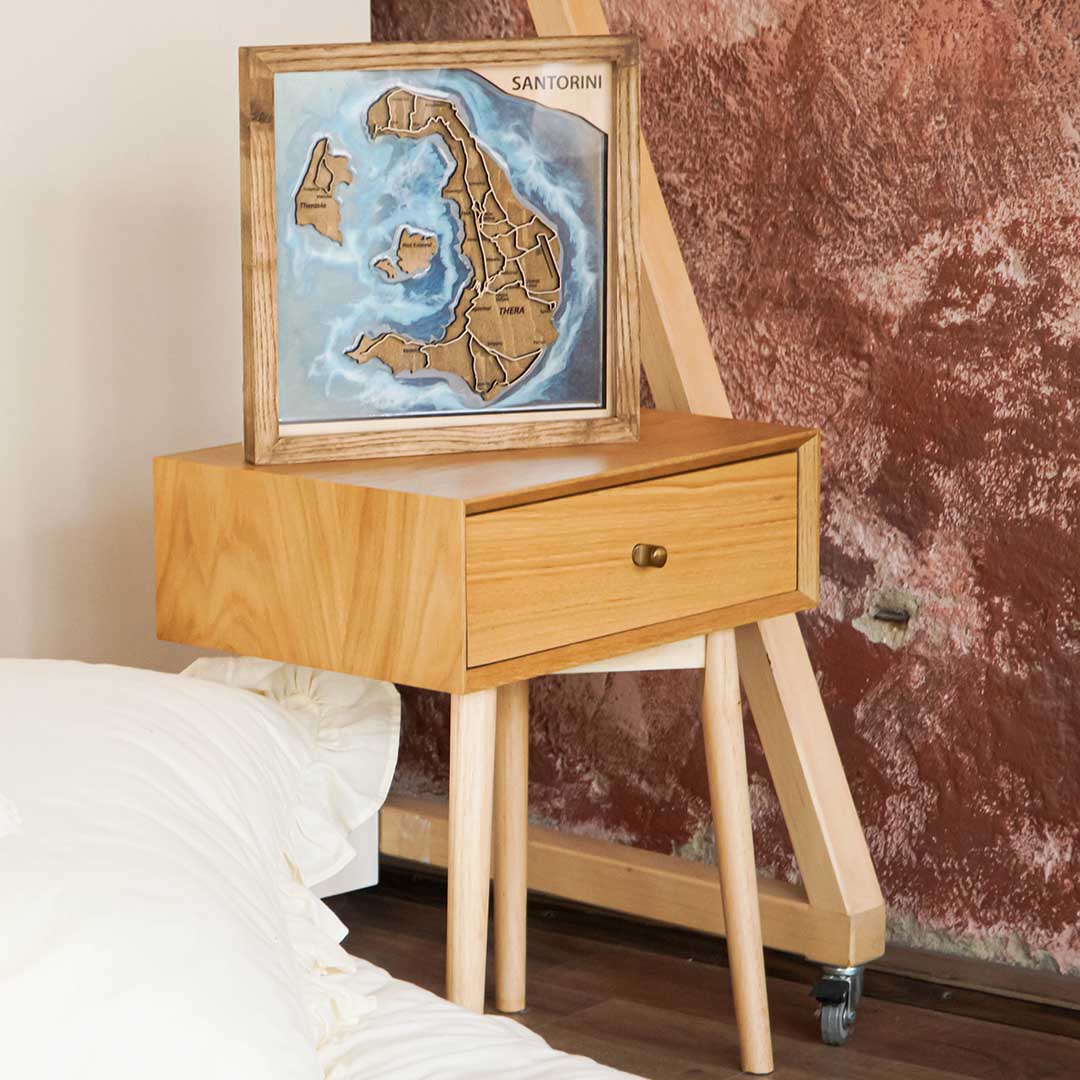 A Glowing World Map, Made by Hand