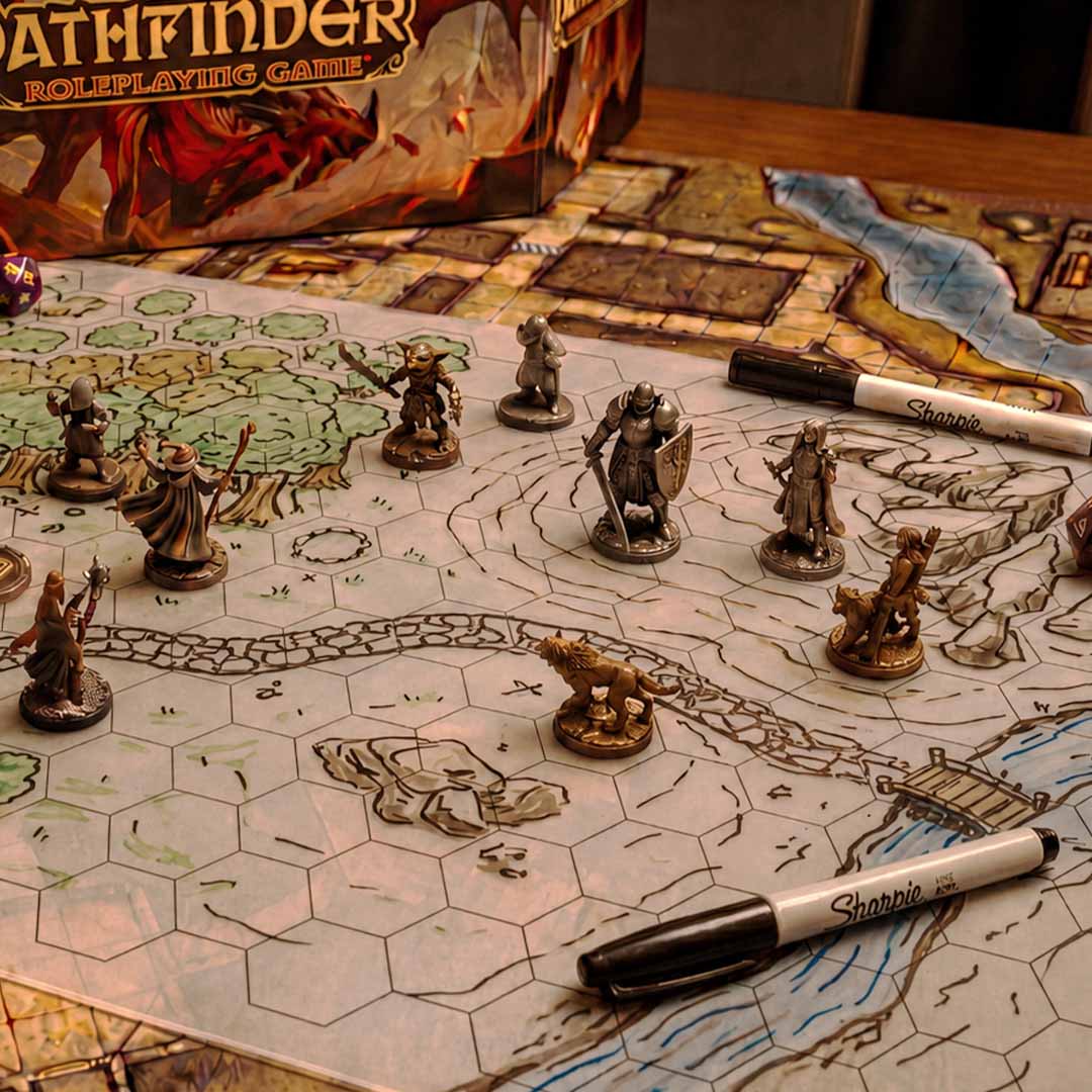 The Hex Battle Mat That Traces Maps Fast