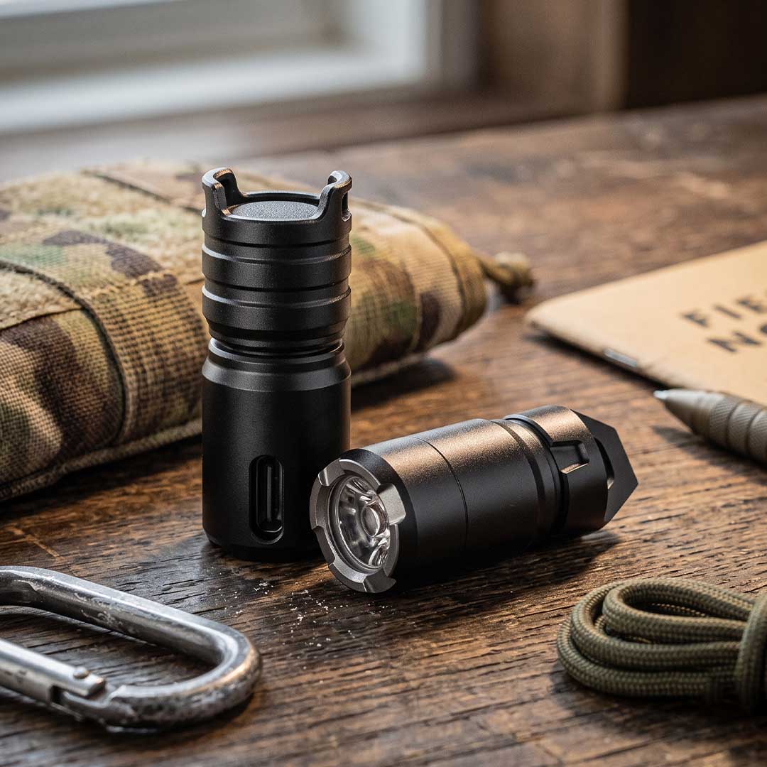Keychain Flashlight With Spare Power