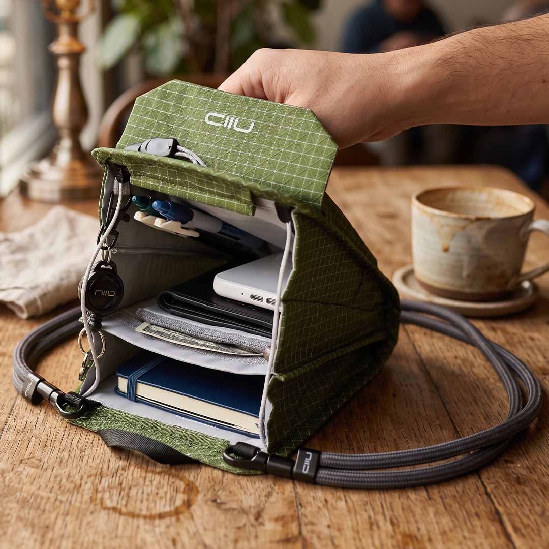 Magnetic EDC Pouch With One-Hand Access