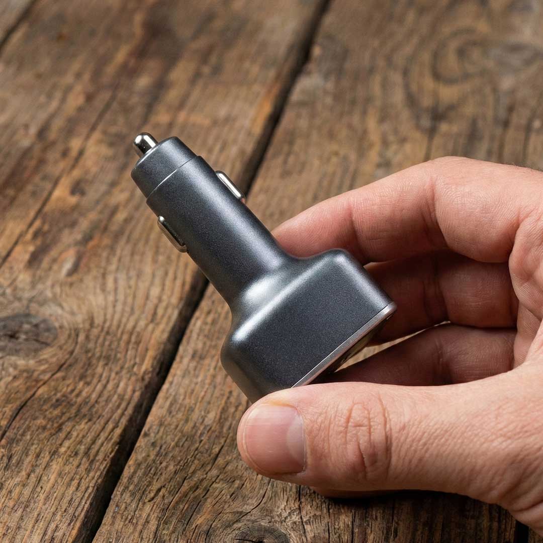 Car Charger With Dual-System Tracking