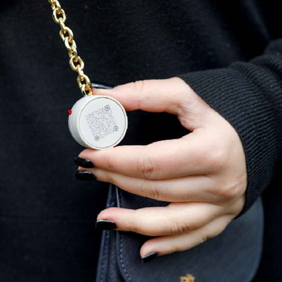 The Tiny Yet Mighty Tracker With A Built-In Strap