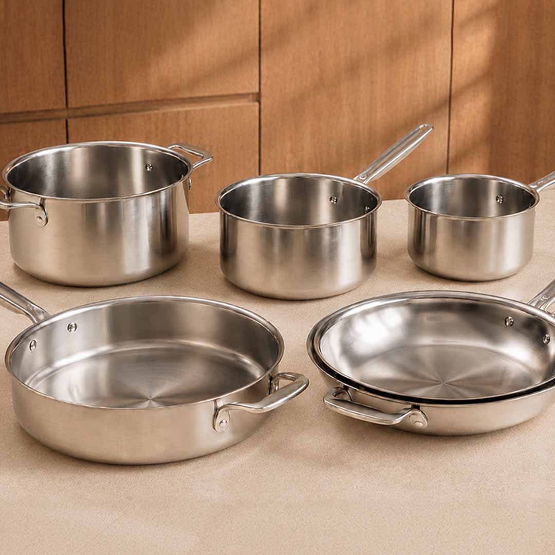 Copper-Core & Titanium Plasma Cookware