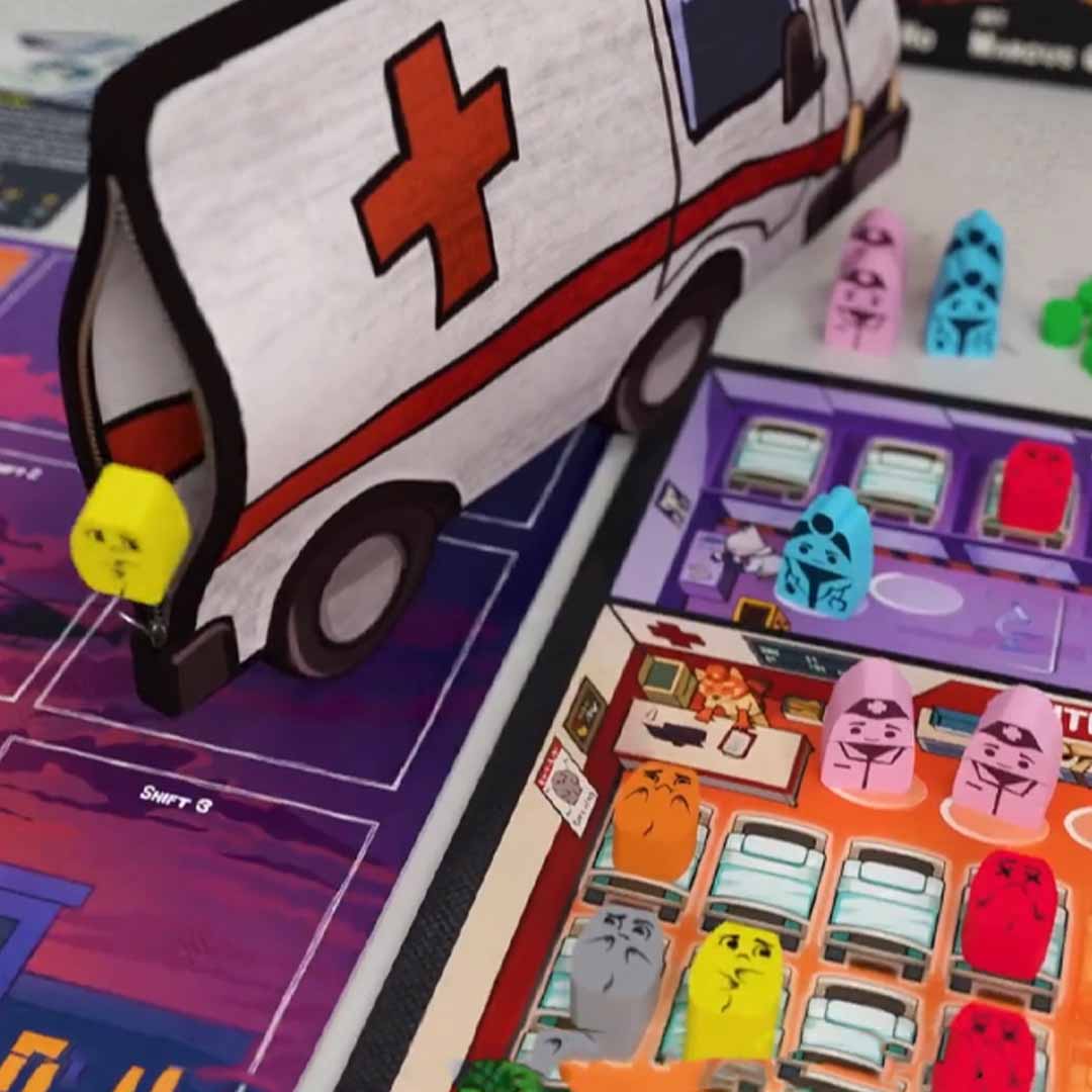 A High-Octane ER Simulation CoOp Board Game