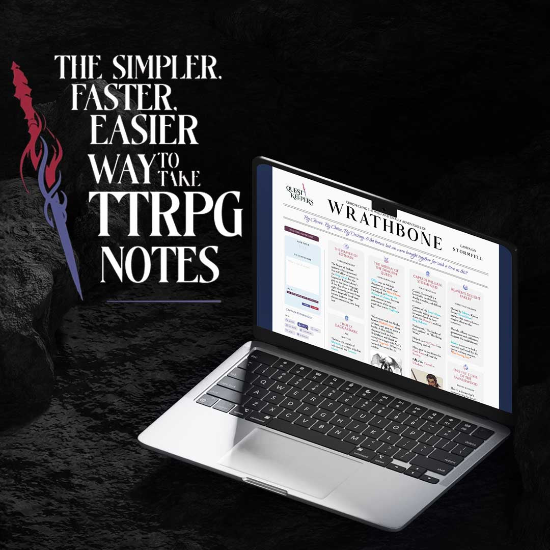 Effortless TTRPG Note-Taking for GMs and Players Alike