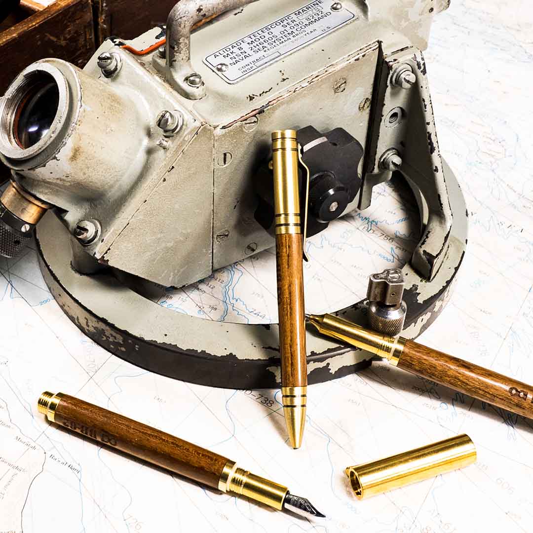 Writing Tools Crafted From The Decks Of BB-62