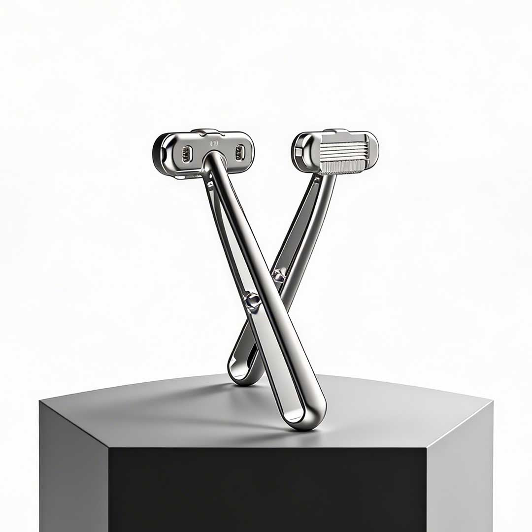 Full-Metal 5-Blade Razor, Magnetic Swap