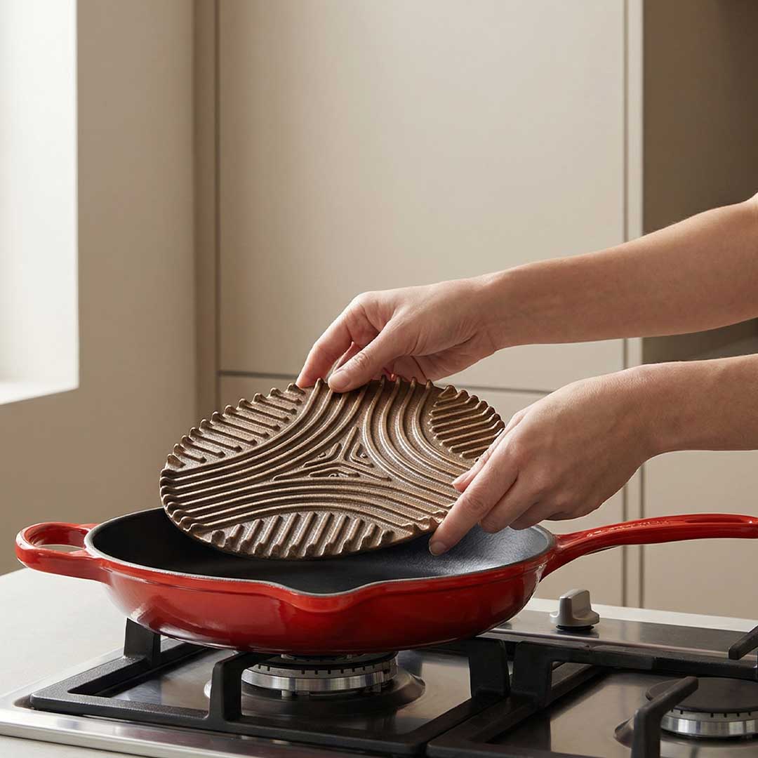 Turn Your Pan Into A Grill