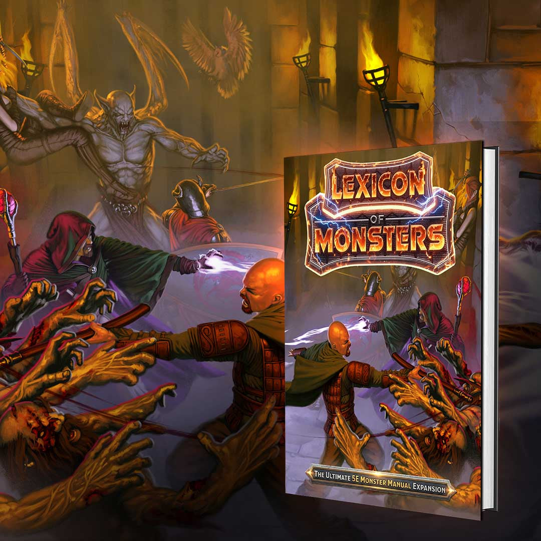 150+ 5E Monsters With Reactive Tactics