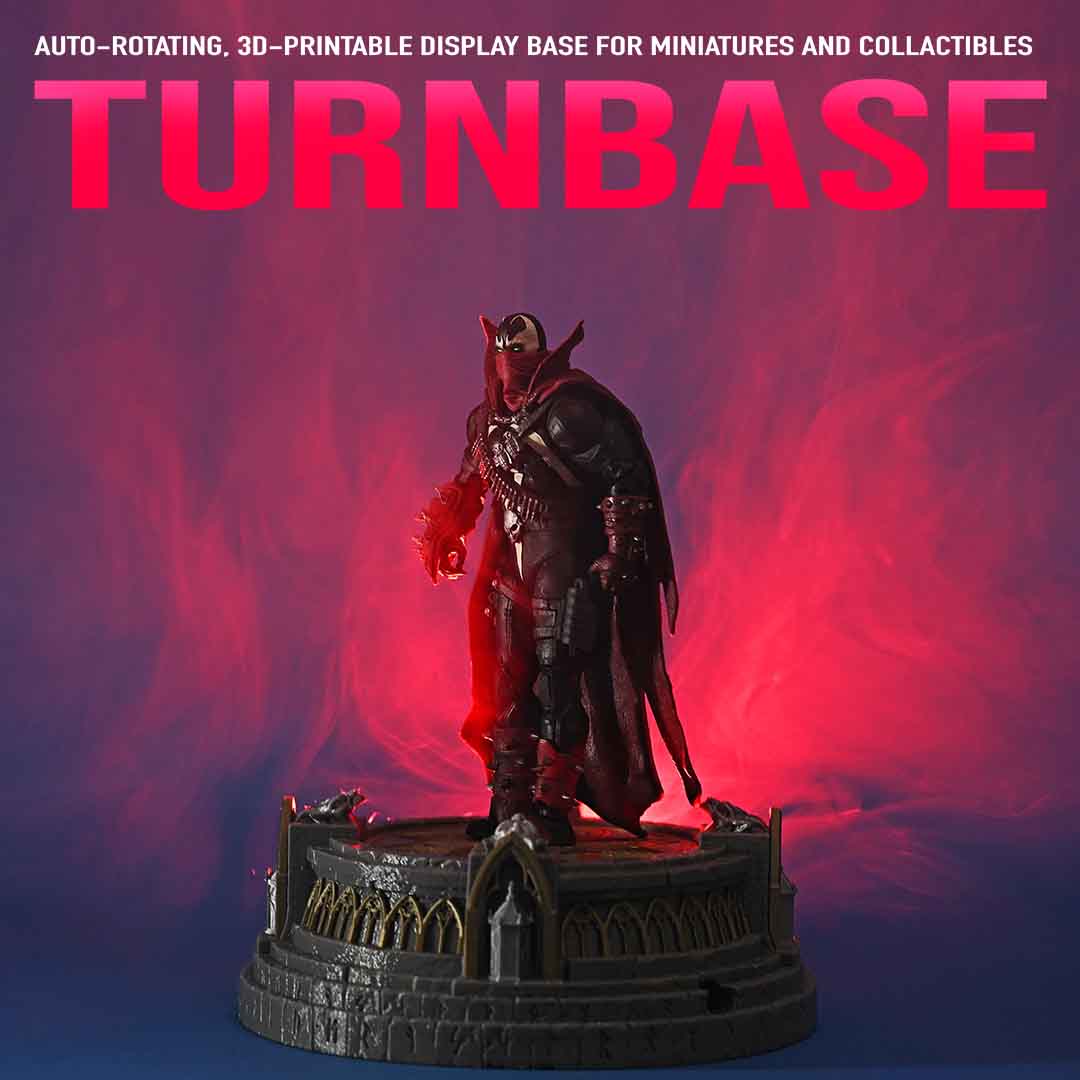 3D-Printable Rotating Figure Stand