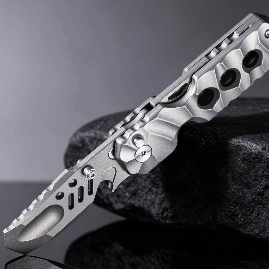 Titanium Folding EDC Tool With A Satisfying Ting