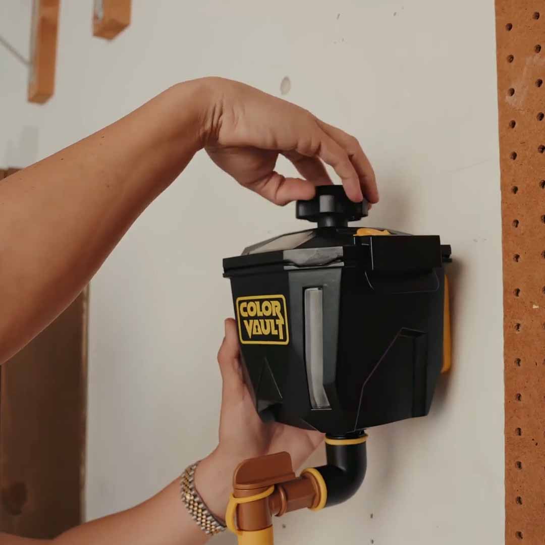 Sealed Wall-Mounted Paint Storage & Mixer