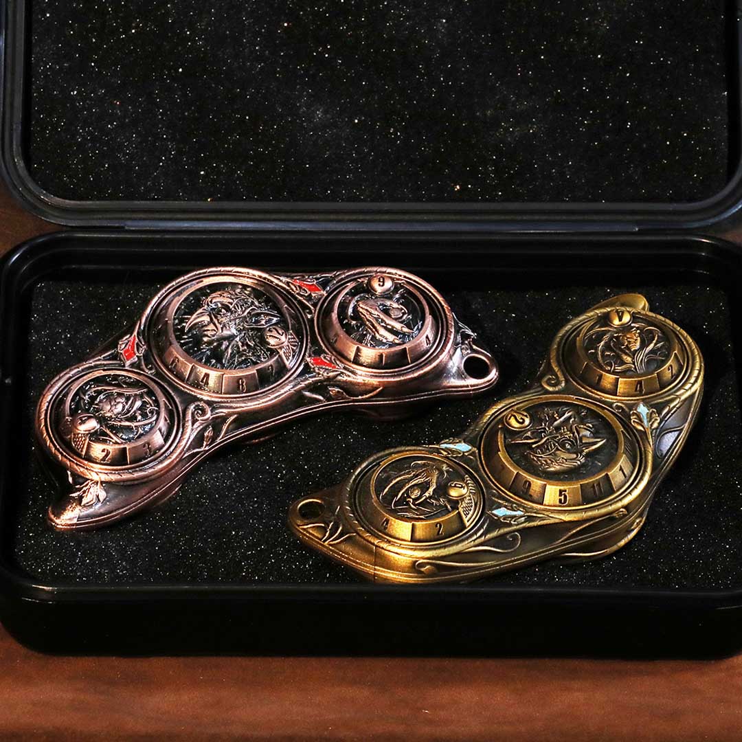 6-in-1 Metal Rotating RPG Dice Artifact