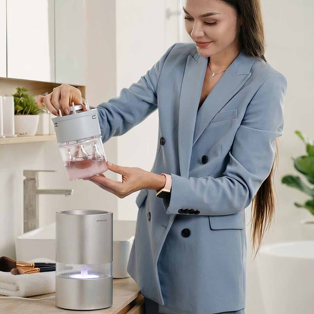 The 3-in-1 Brush Spa With UV Refresh