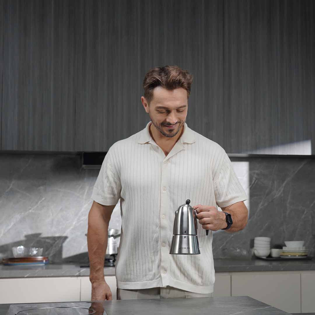 Electric Moka Pot Coffee Maker