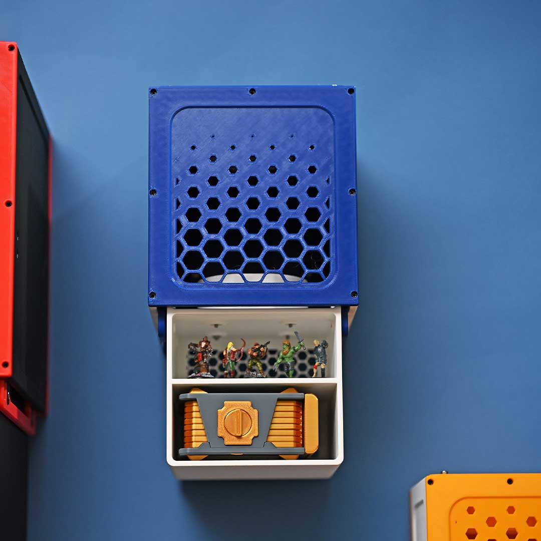 3D-Printable Dropdown Storage System
