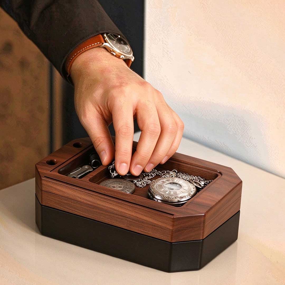 Rotating 3-Tier Desk Organizer