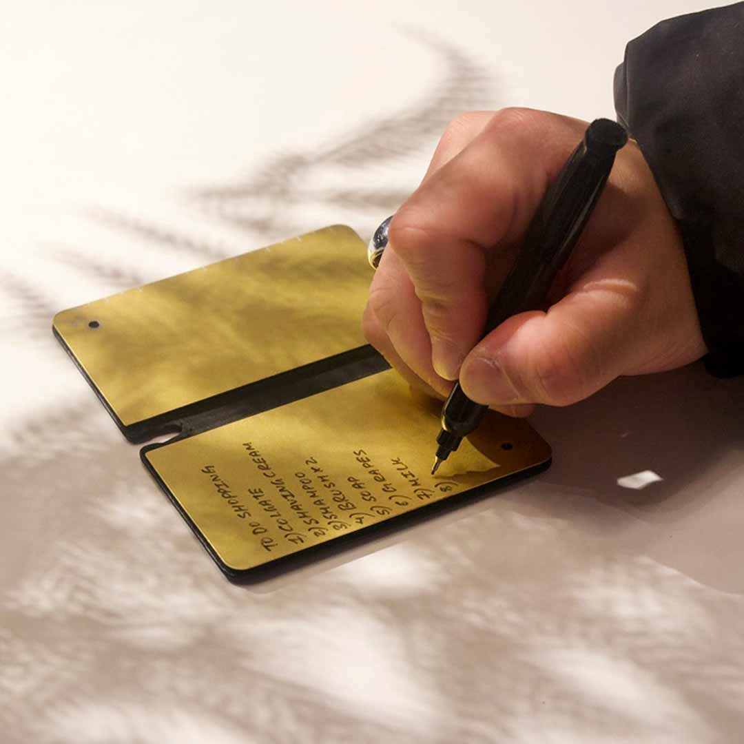 World's First 7-in-1 Metal Notebook Wallet
