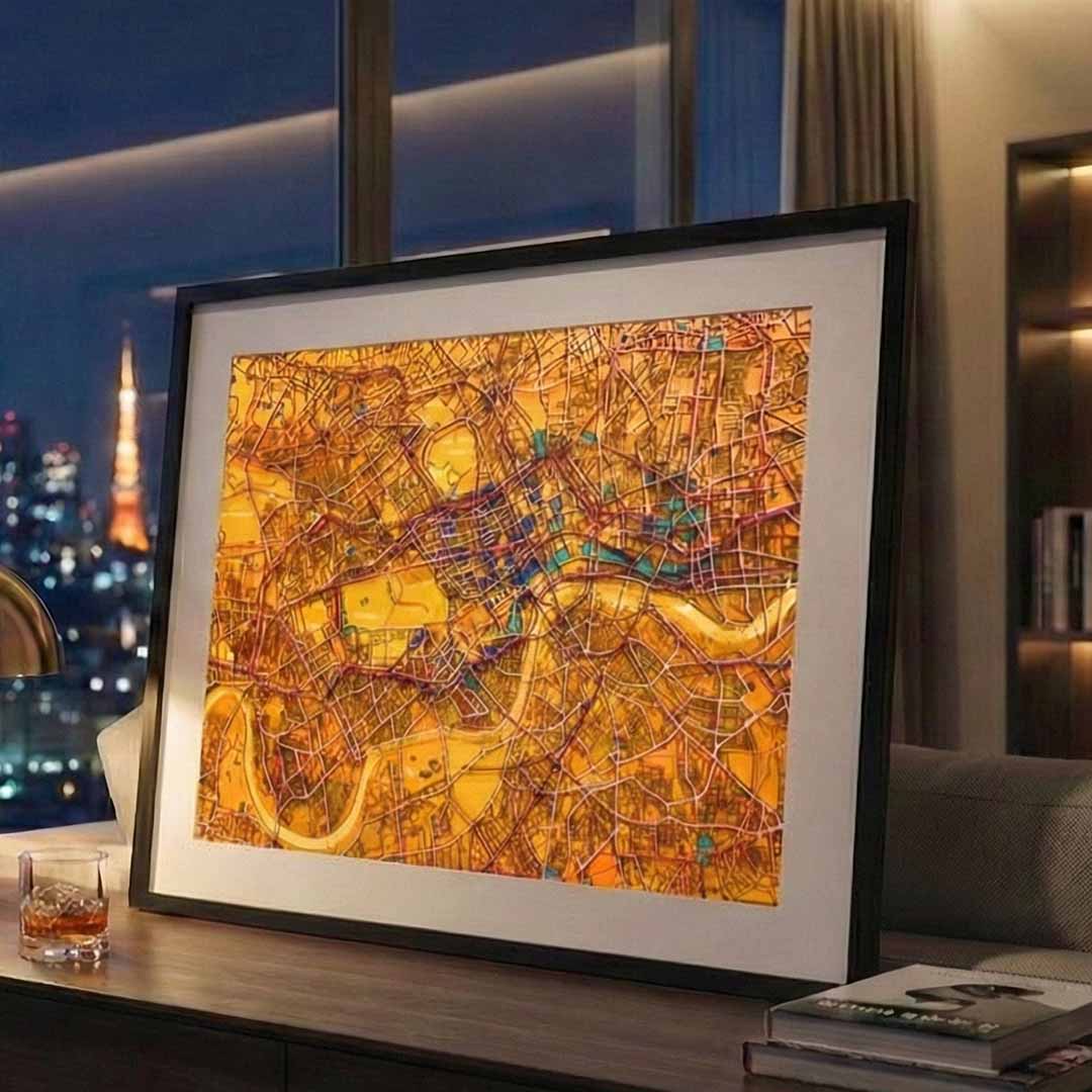 Display Your Favorite City On Your Wall