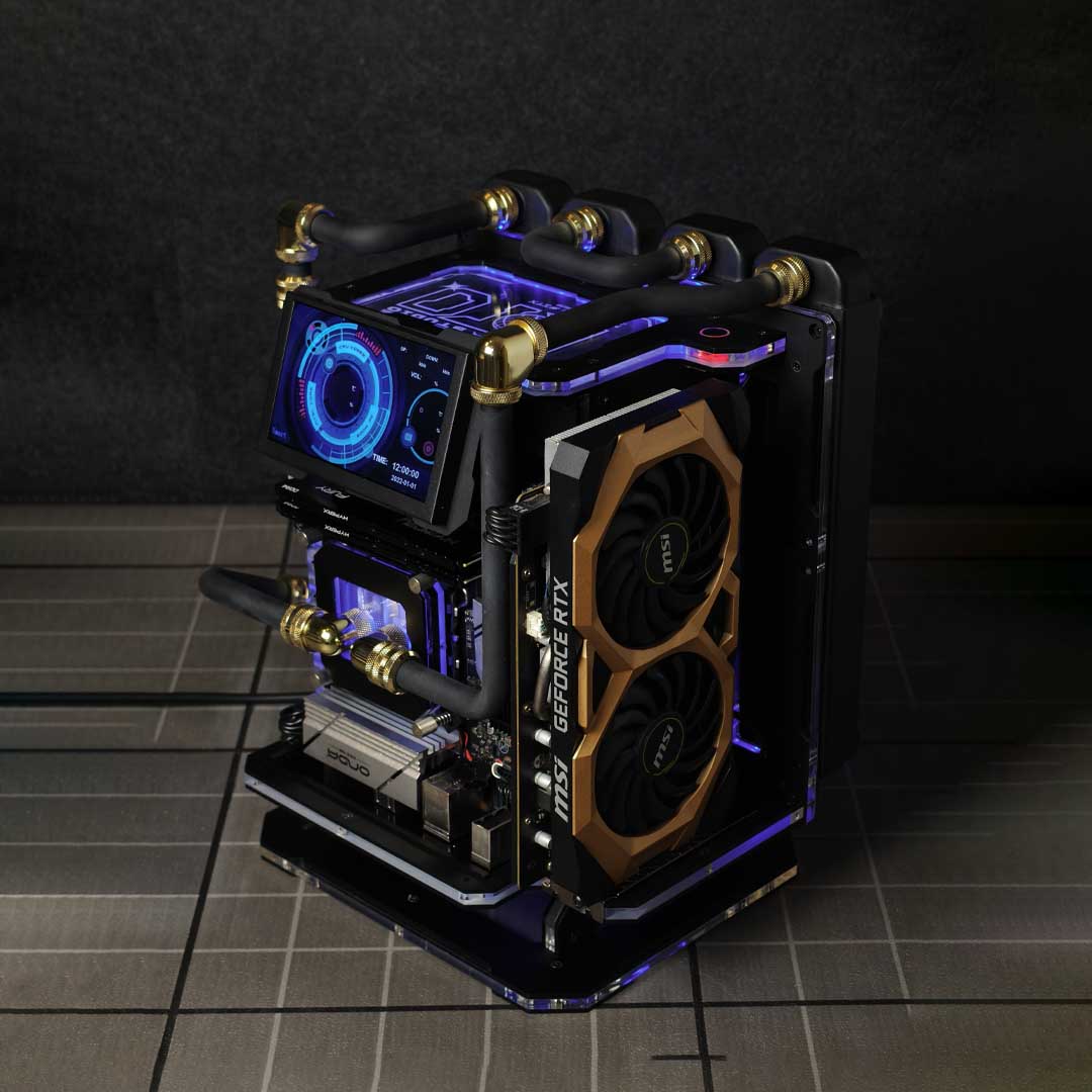 The Open-Air ITX Case For Desk Art