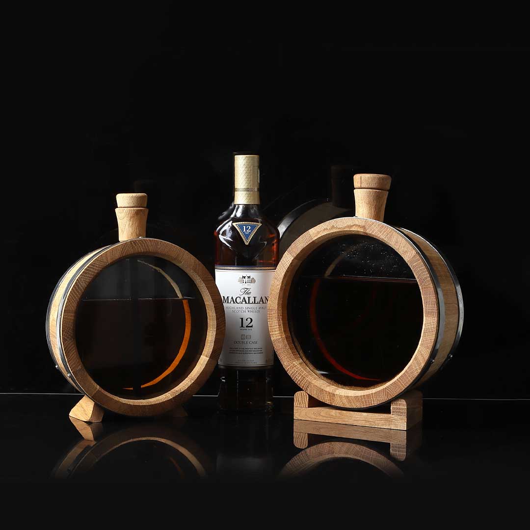 European Oak Flask Barrel, Real-Time Aging